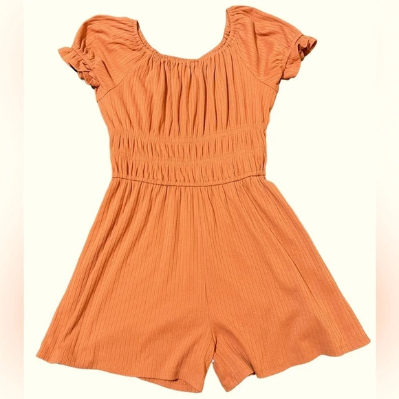 art class Other - Art class girls large 10/12 romper dress orange terracotta color | spring summer